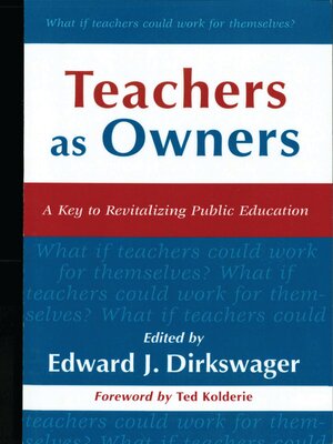 cover image of Teachers As Owners